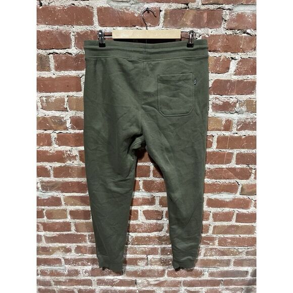Hurley Mens Green Jogger Sweatpants W/ Drawstring Pull On Size L - Picture 2 of 3